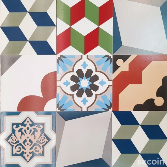 ENCAUSTIC POTTERY TILE MIX GMM